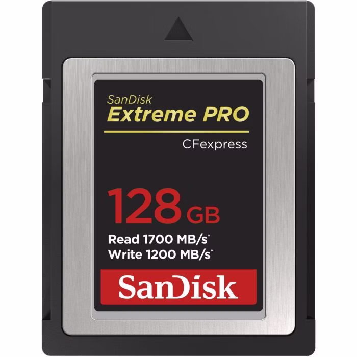 Sandisk CFexpress 128GB Extreme Pro 1700MB/s R, 1200MB/s W