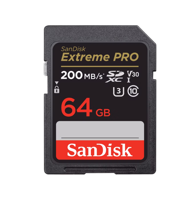 Sandisk SDXC Extreme Pro 64GB 200MB/s